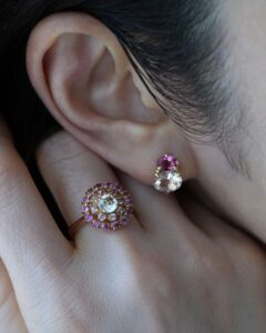 MUSEピアス＆SunFlowerリング