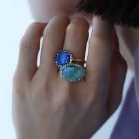 オパールリング アップサイクルジュエリー