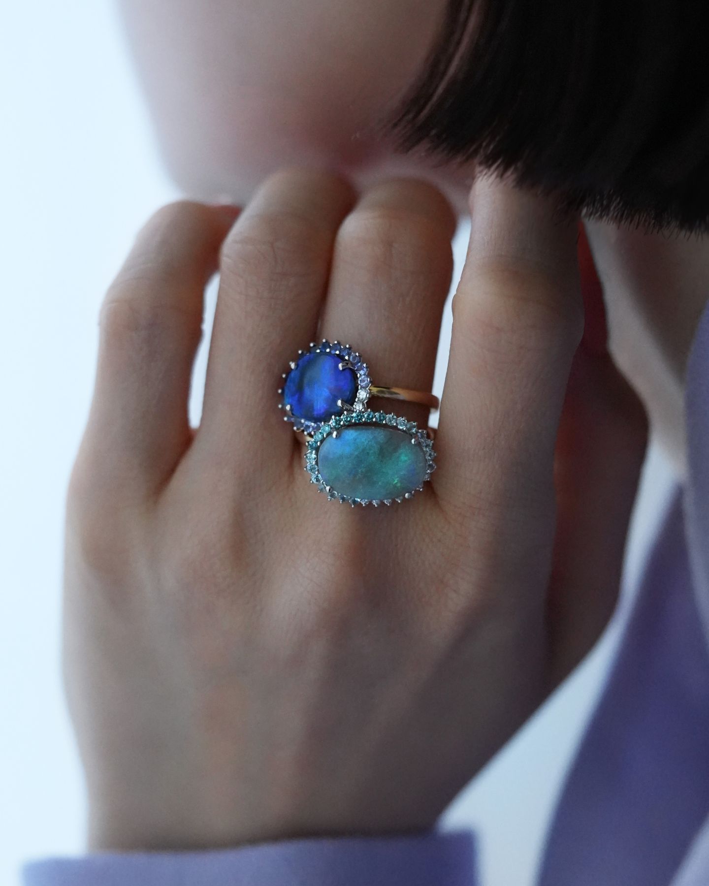 オパールリング アップサイクルジュエリー